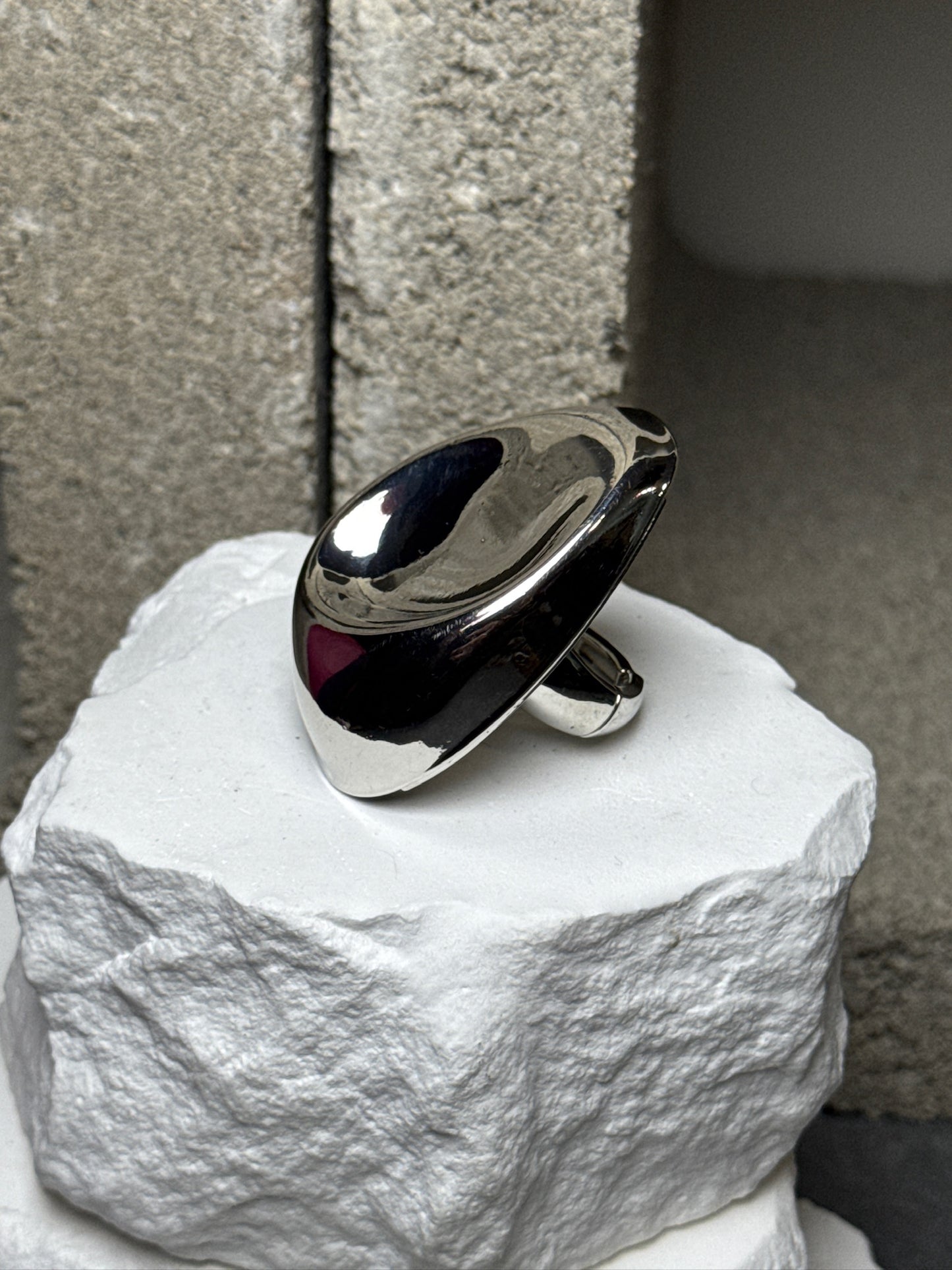 Chrome Crush Expandable Ring Up To Size 10