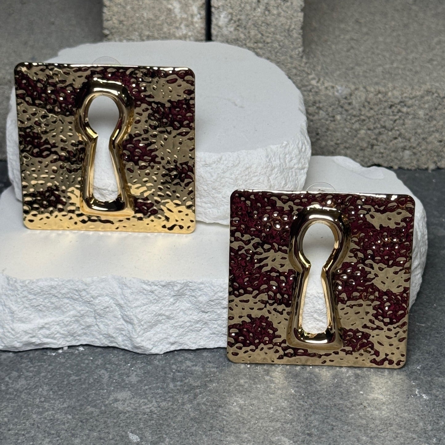 Locked In Stud Earrings