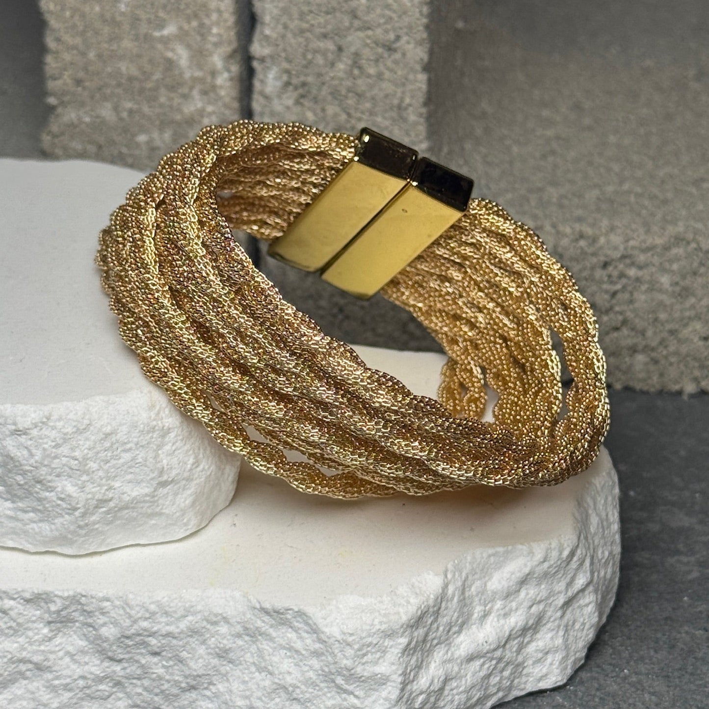 Rich In Vibes Rope Bracelet 7.5"
