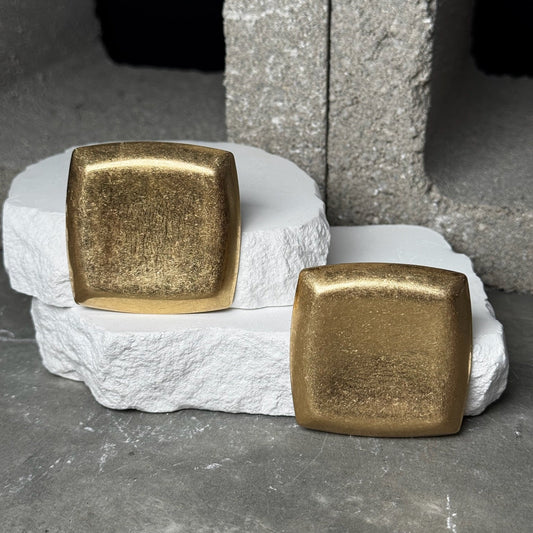 Everyday Square Metal Earrings