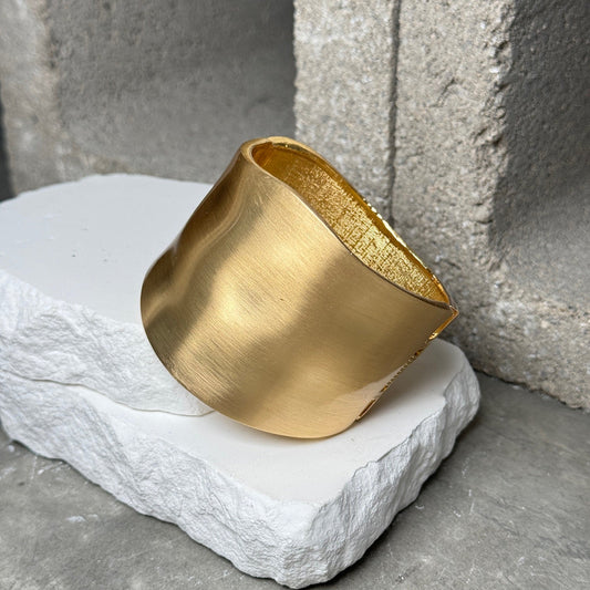 That Girl Gold Statement Cuff Bracelet 7.5"