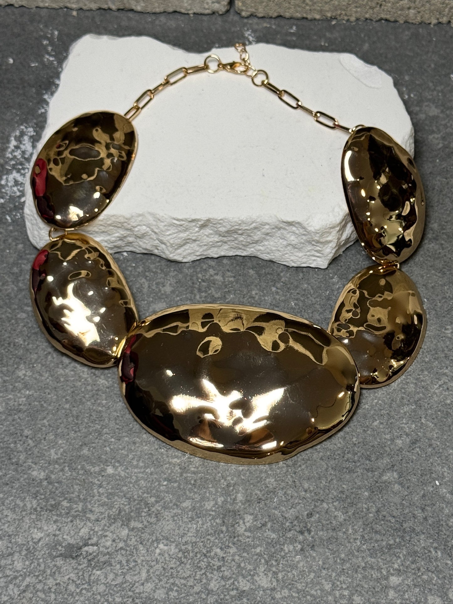 Old Money Statement Necklace 16" w/ Extender
