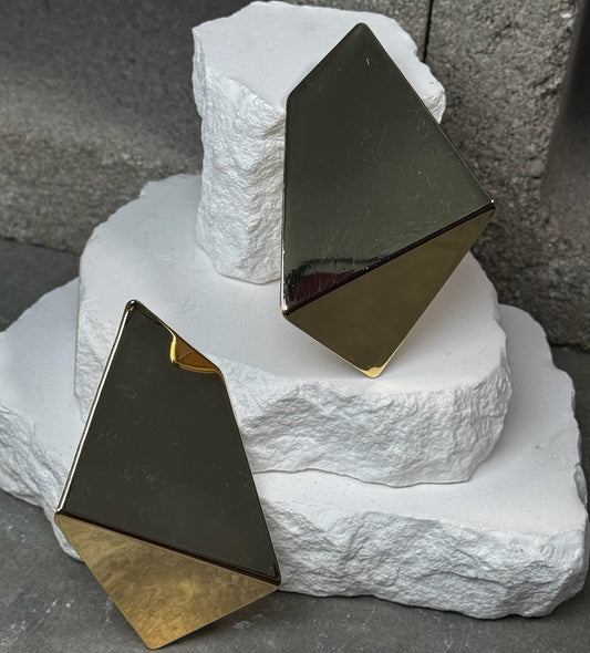 Your Muse Gold Bold Statement Earring