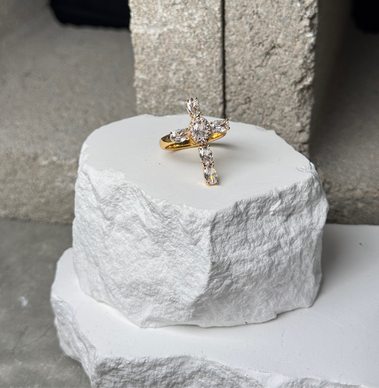 Adjustable Cross Ring Up To Size 10