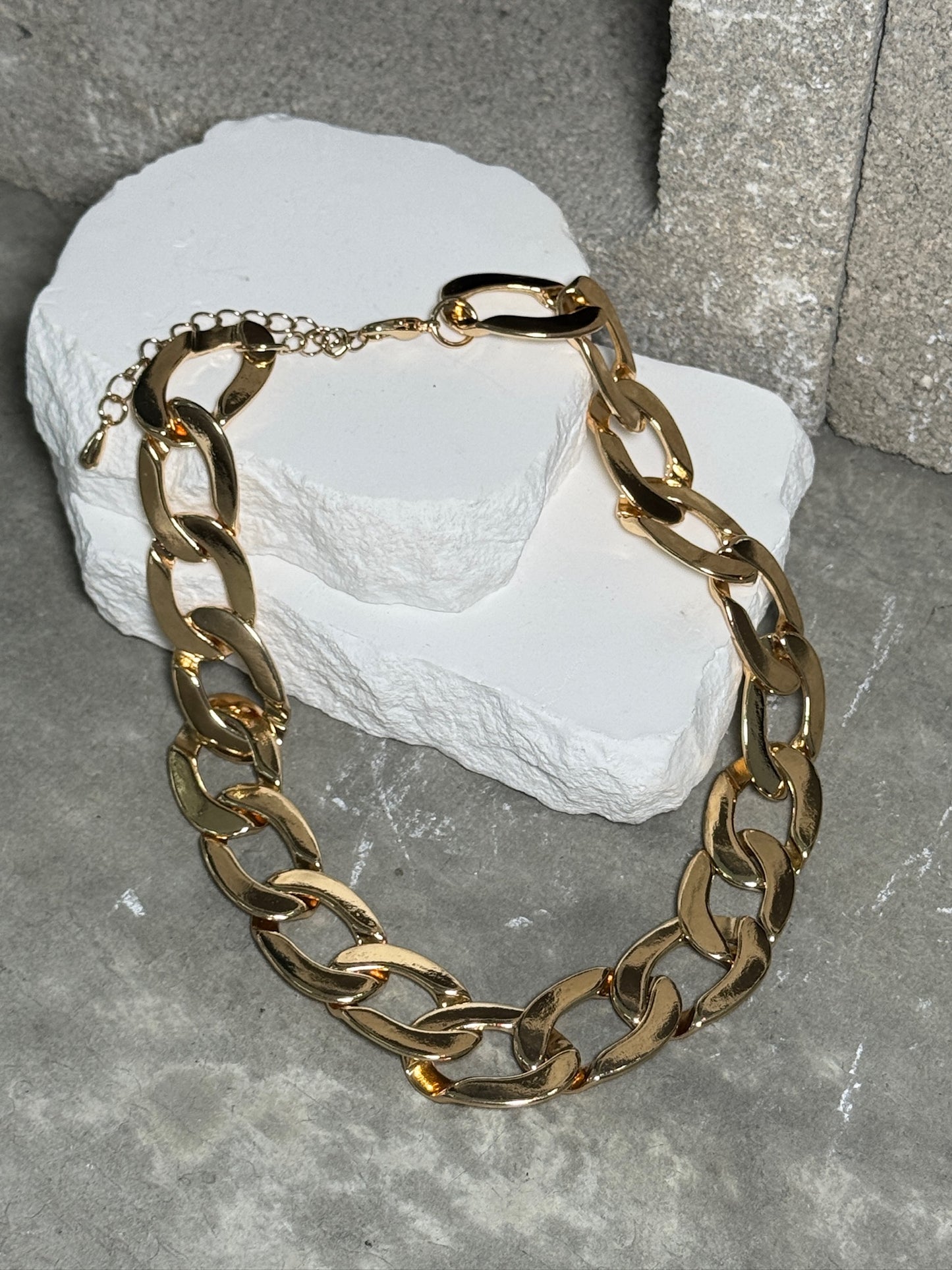 Heavy Metal Chunky Layered Necklace