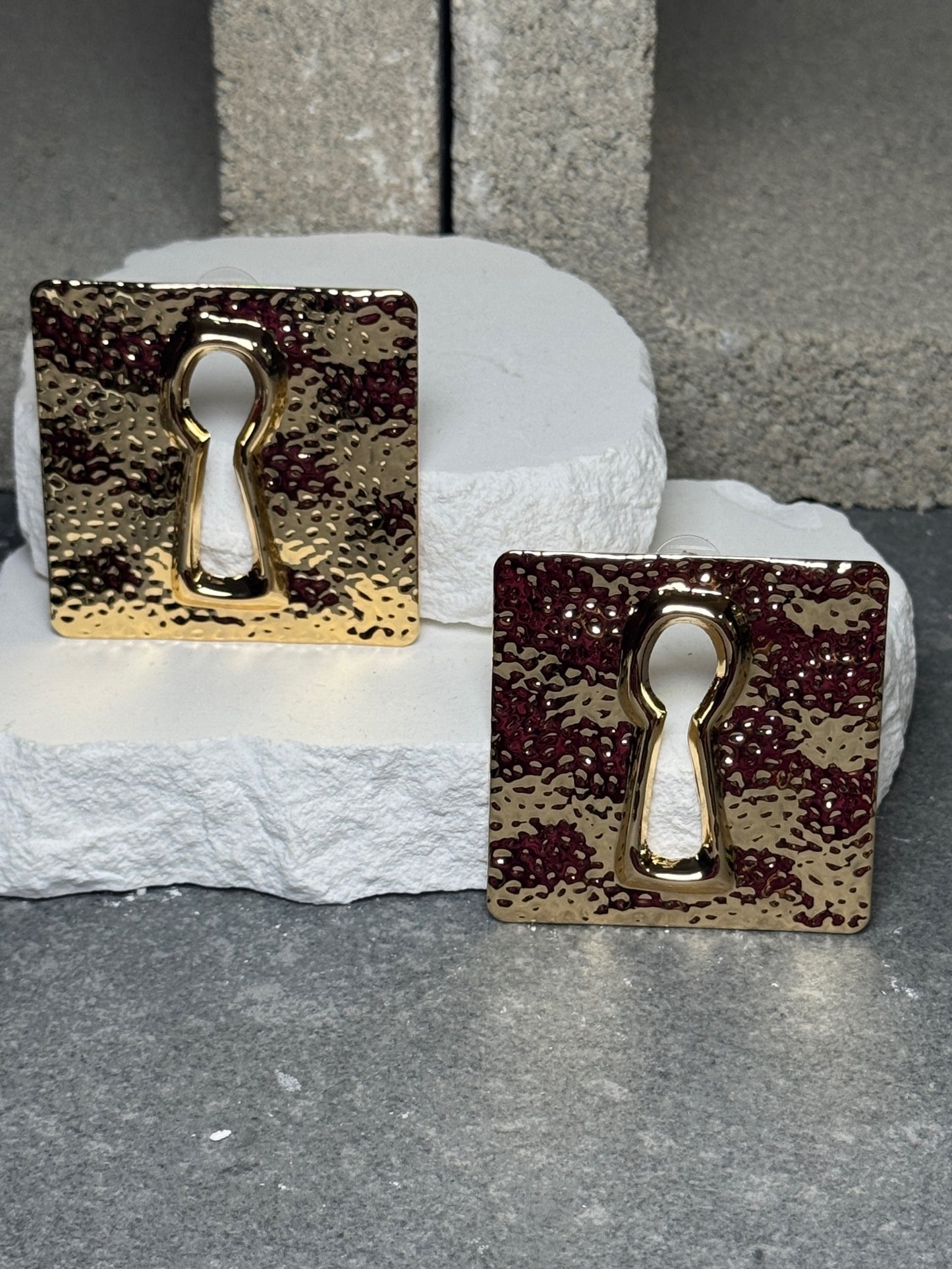 Locked In Stud Earrings