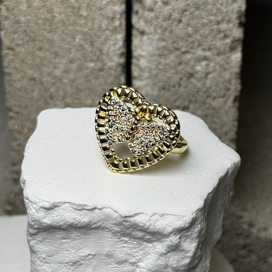 Heartbreaker Butterfly Ring