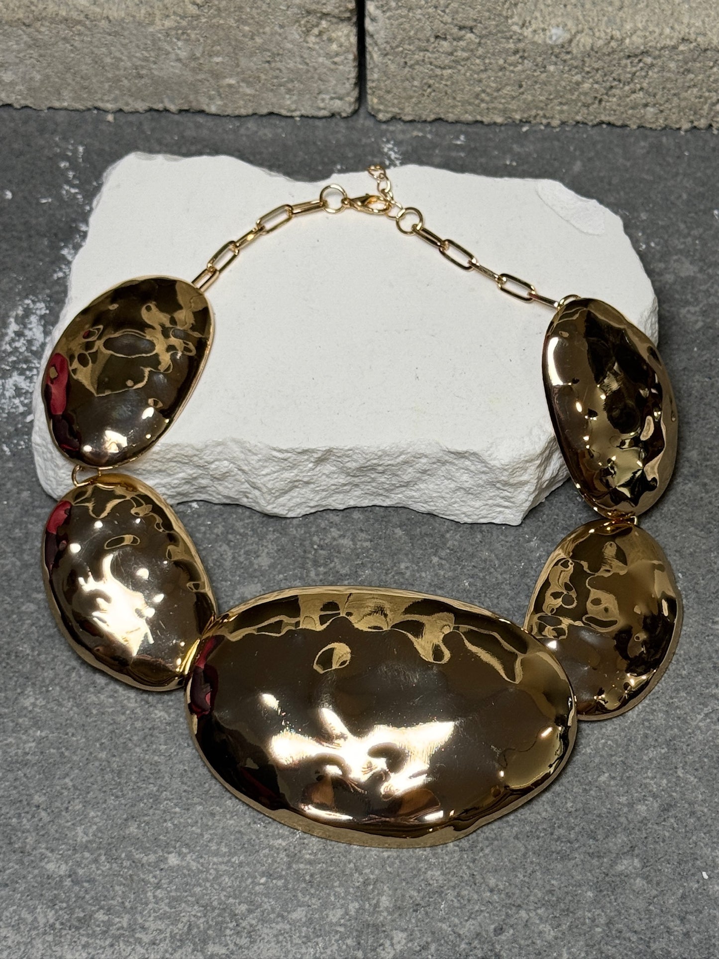 Old Money Statement Necklace 16" w/ Extender