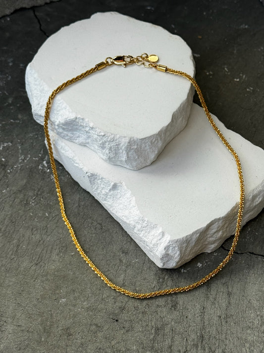 Ultra Slim Rope Necklace 16"