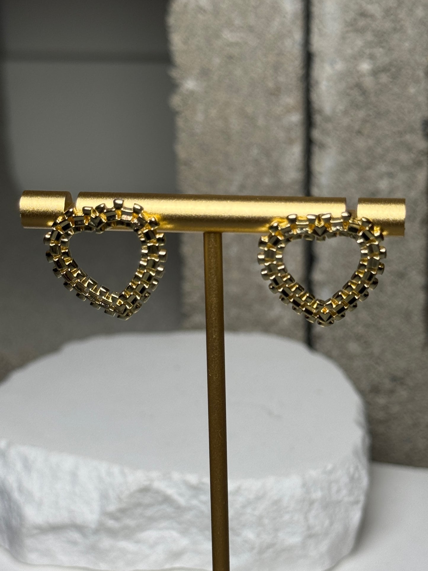 Hotline Heart Stud Earrings