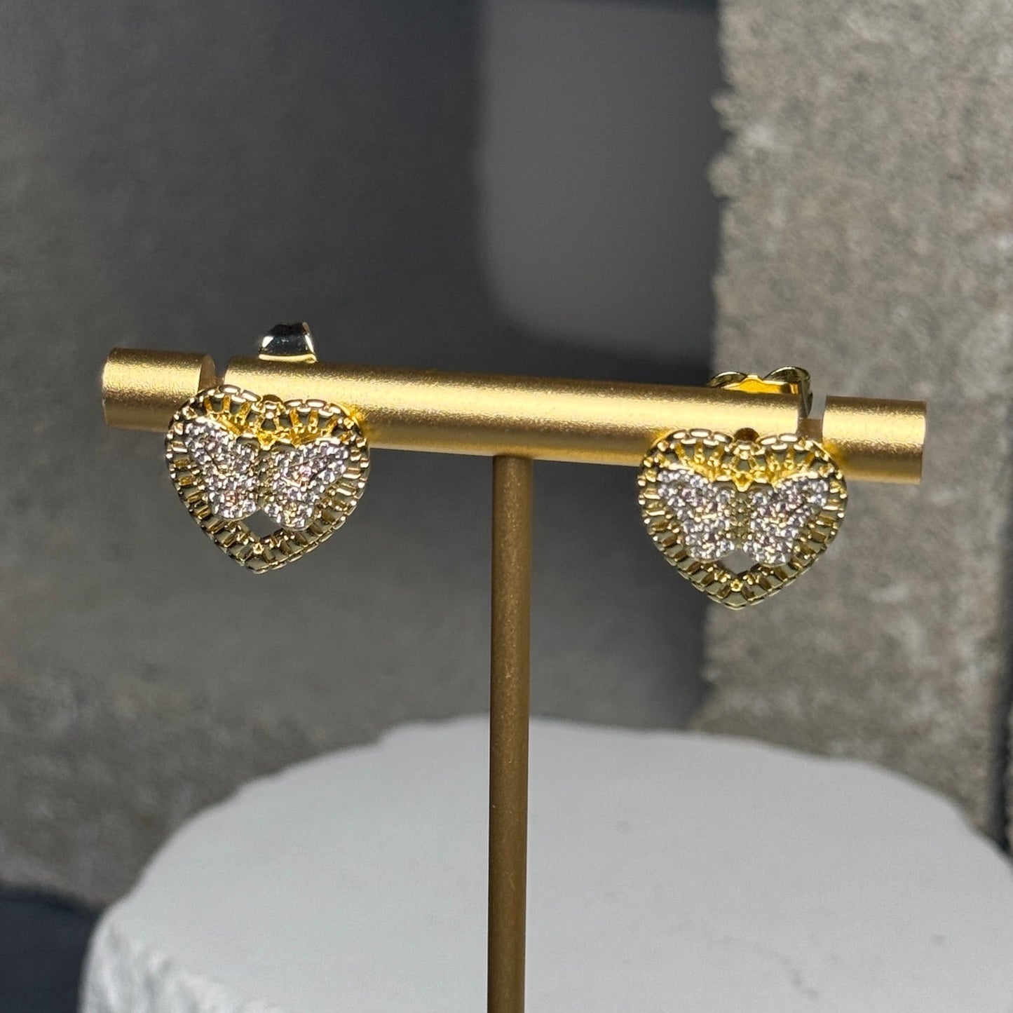 Heartbreaker Butterfly Stud Earrings