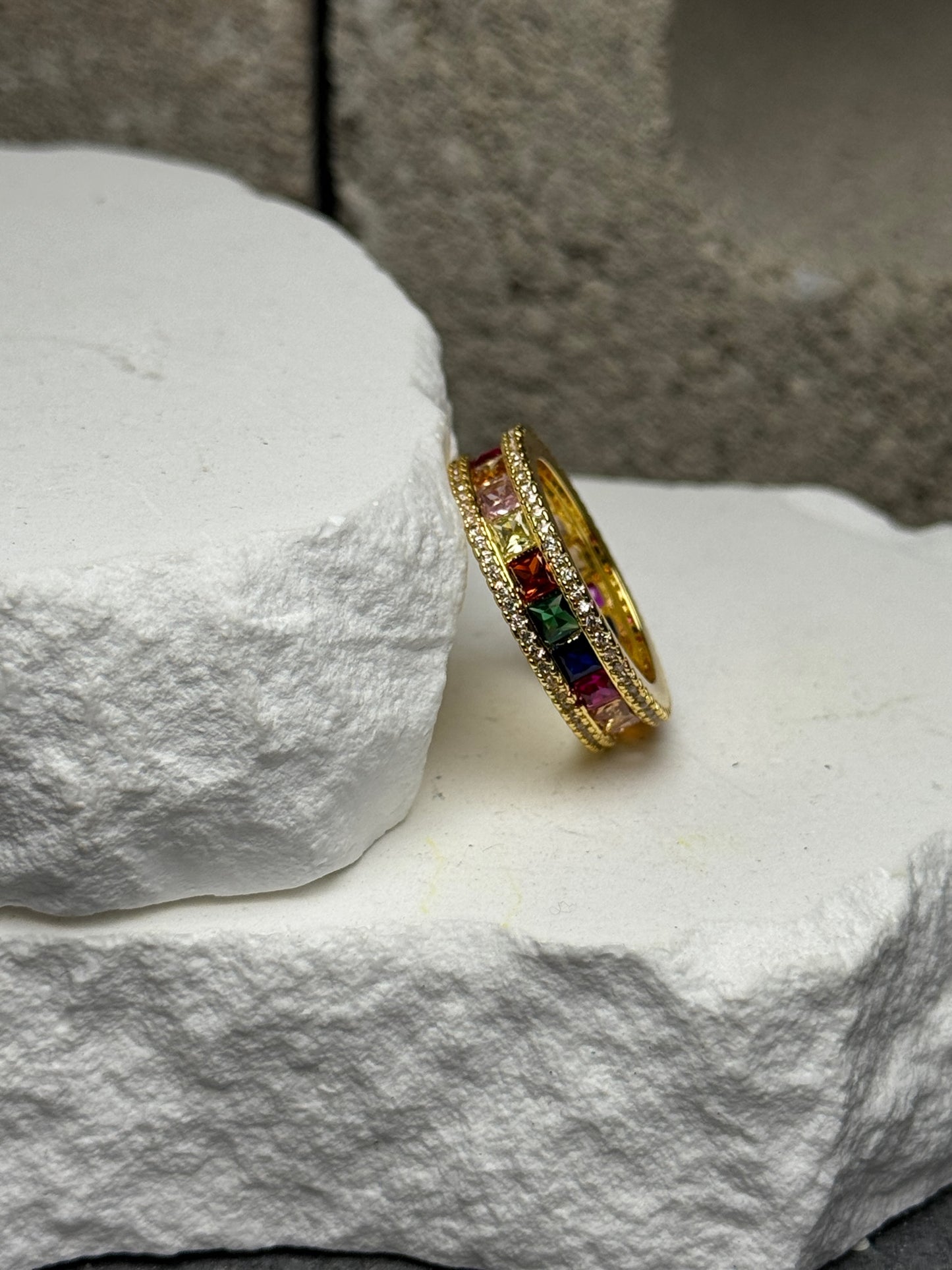 Happy Hour Multi Color Ring 8