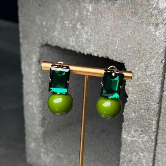 Double Dip Gem Earring