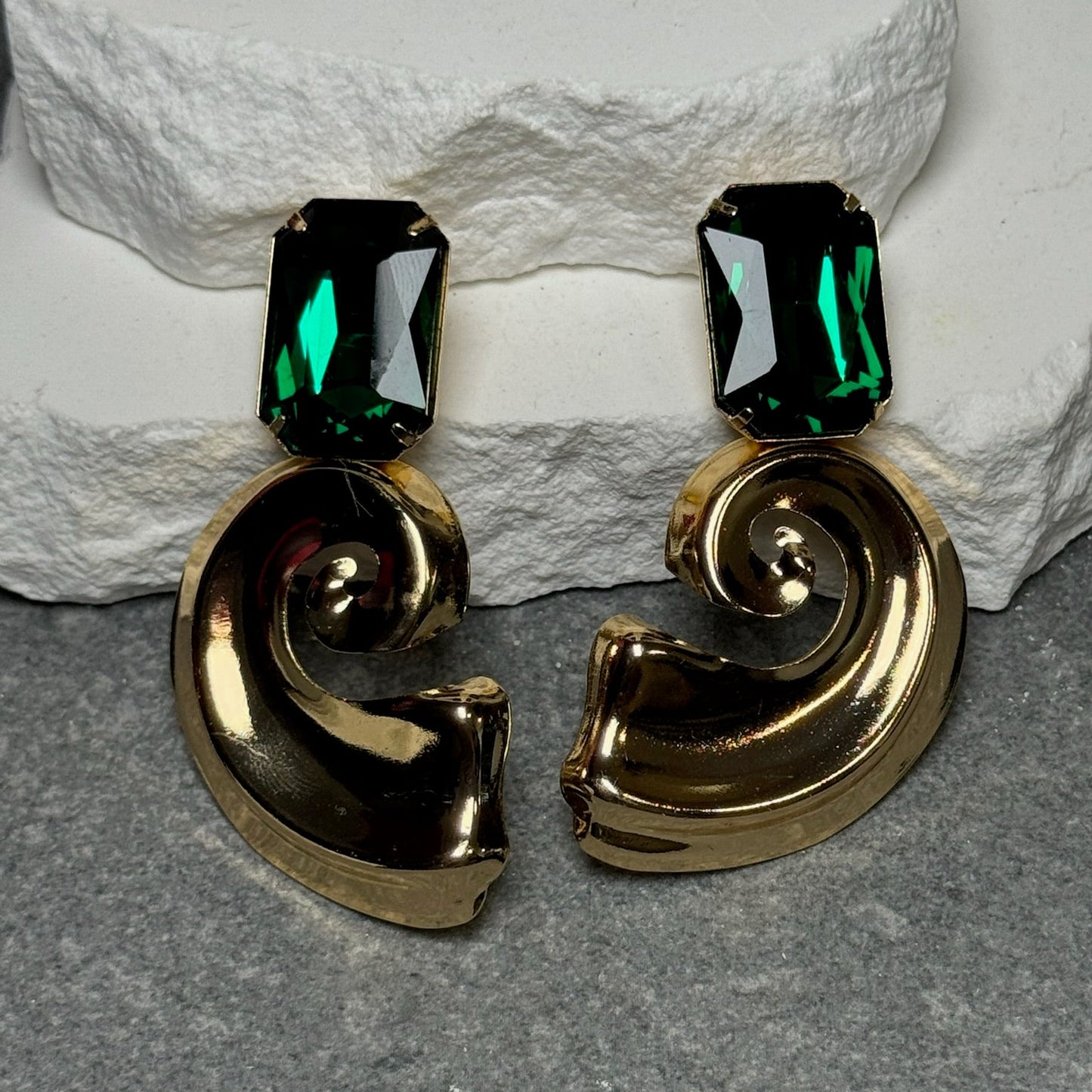 Out Of Your League Spiral Earrings