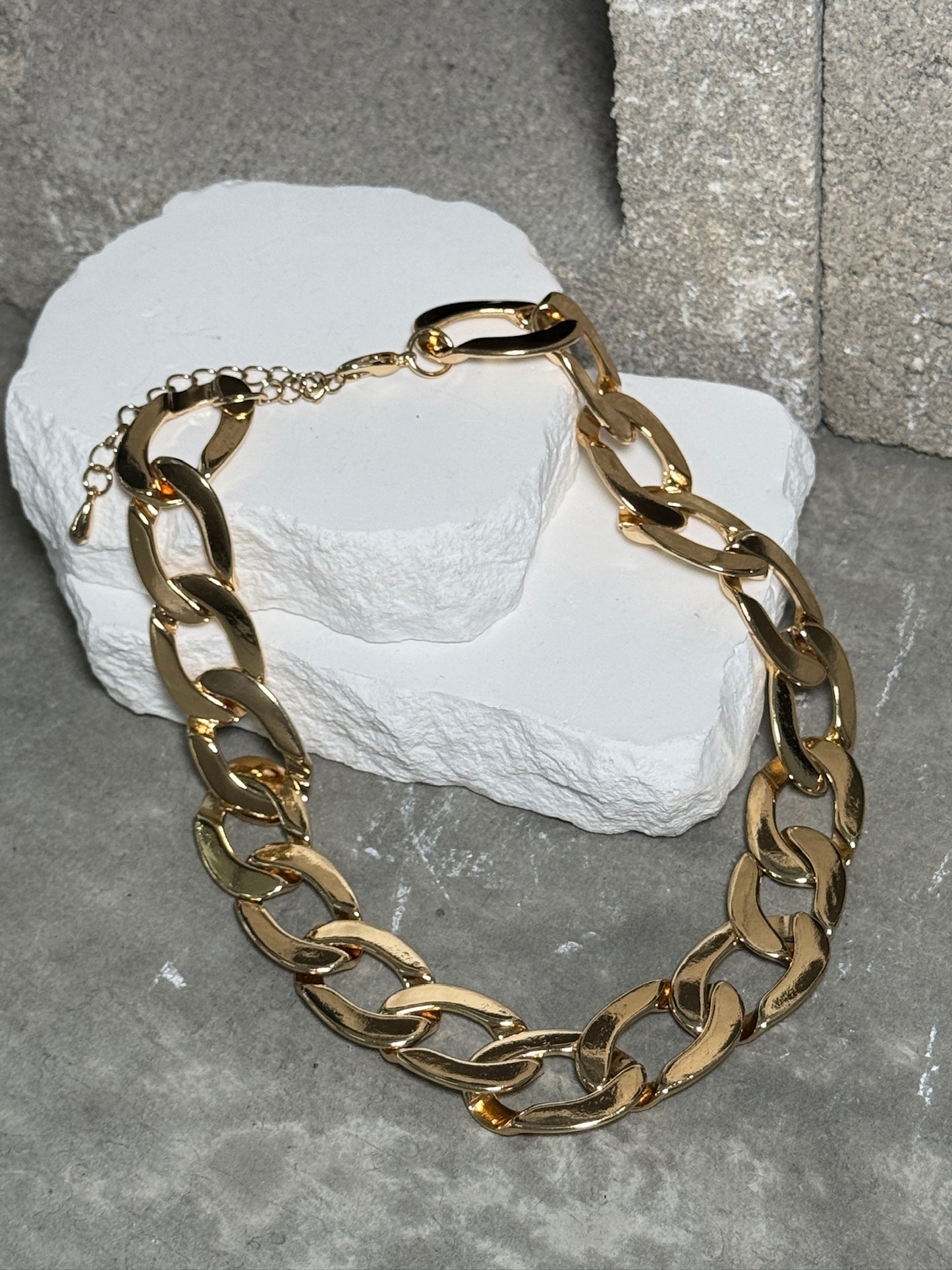 Heavy Metal Chunky Layered Necklace