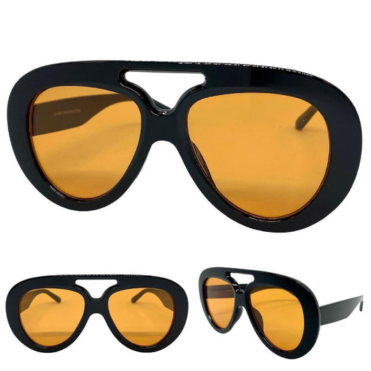 OVERSIZE EXAGGERATED Classic Vintage Retro Style SUNGLASSES Large