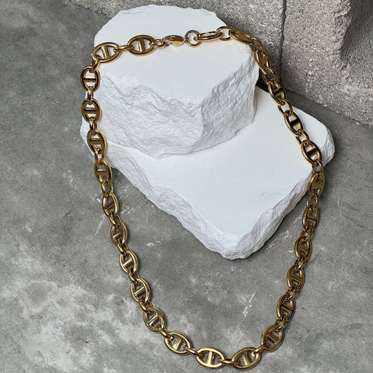 On Brand Linked Necklace