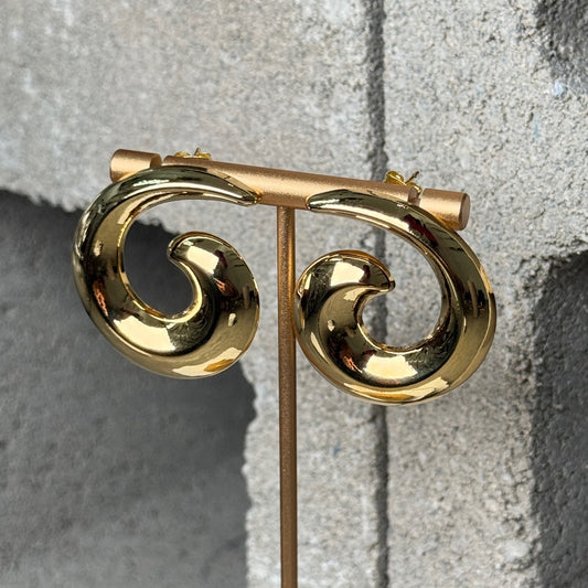 Bold Loop Stud Earrings