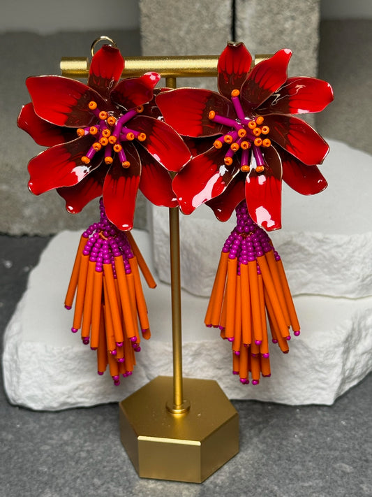 Off The Clock Tassel Earring