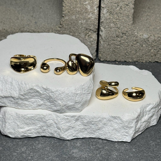 Melt Away 5 Pack Adjustable Ring Set Size 7
