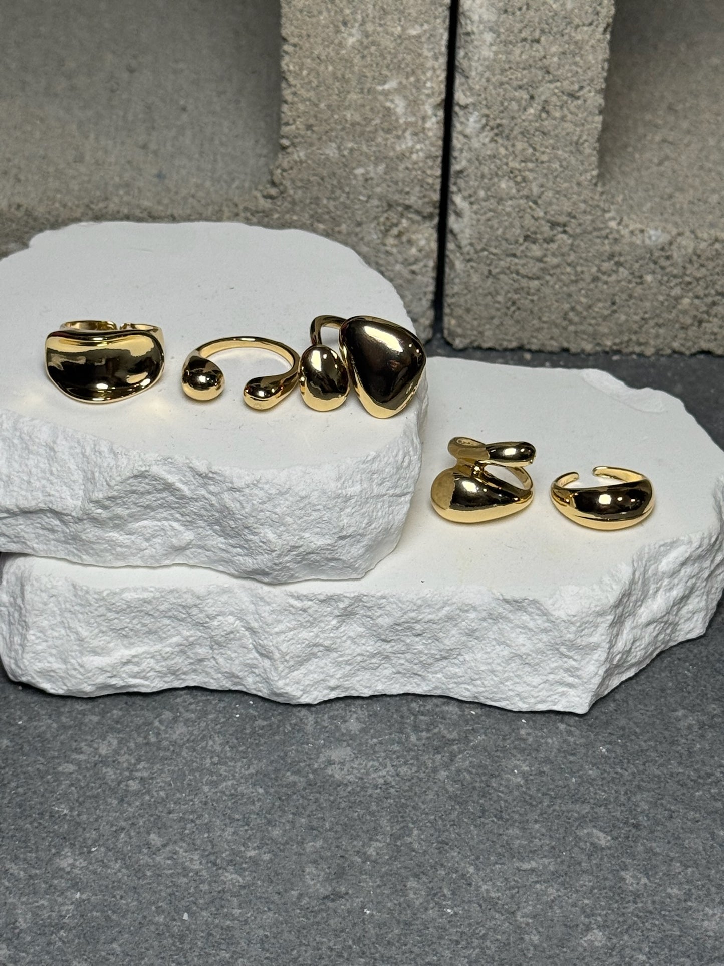 Melt Away 5 Pack Adjustable Ring Set Size 7