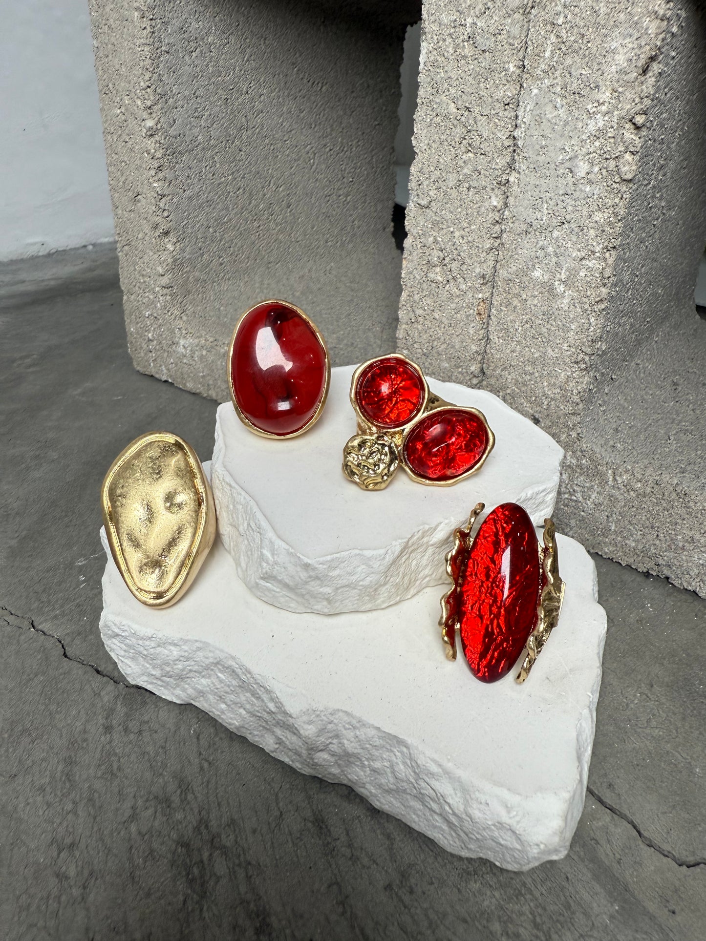 All Red Everything Ring Bundle