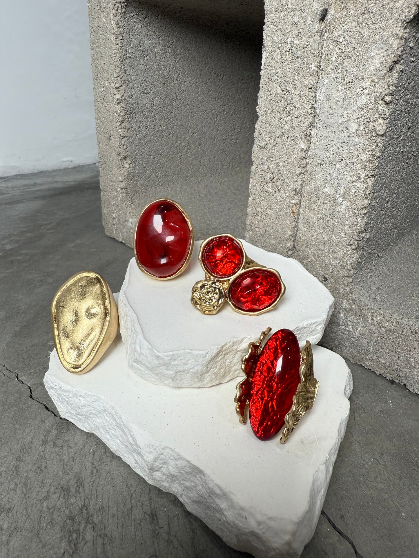 All Red Everything Ring Bundle