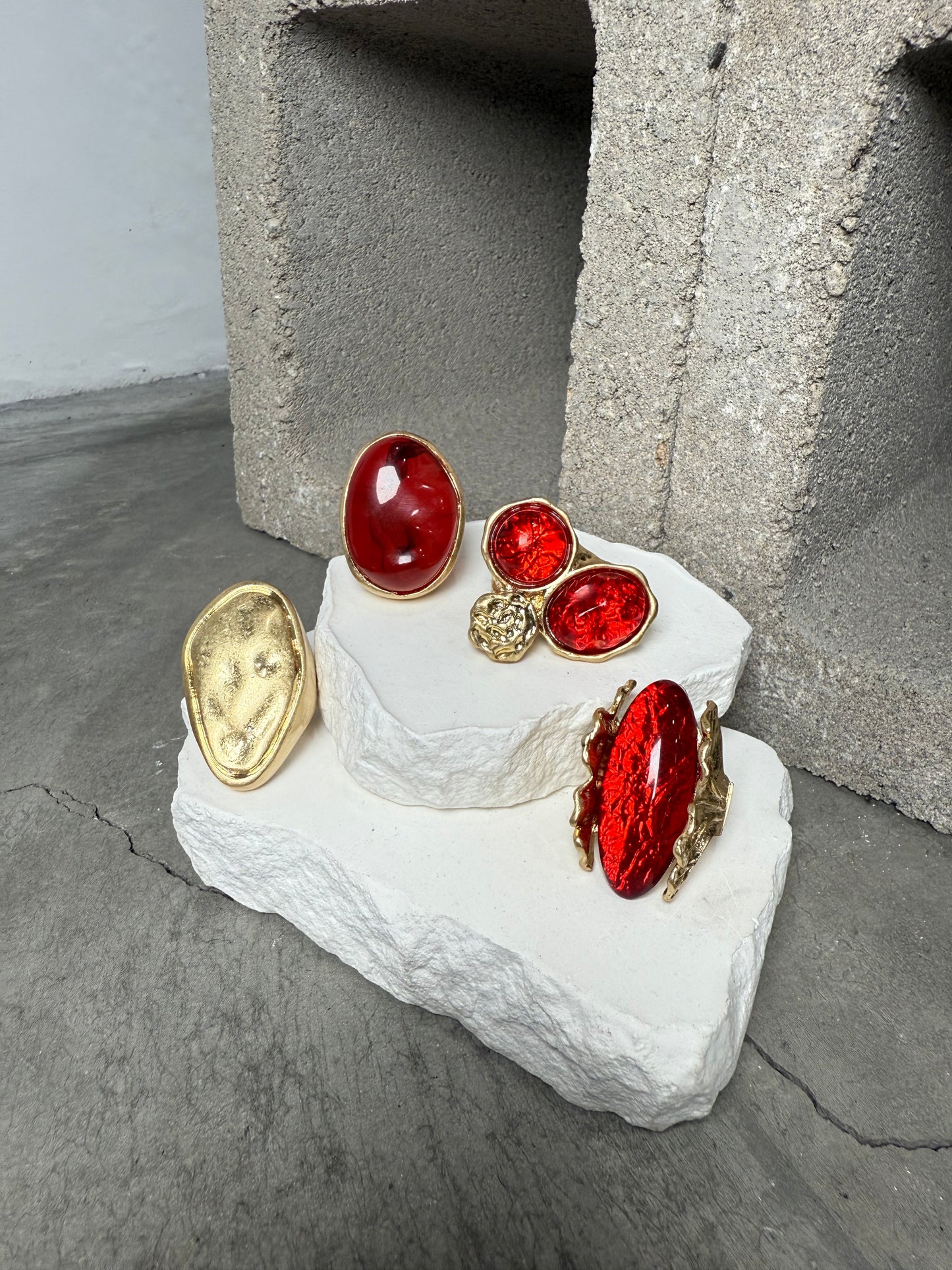 All Red Everything Ring Bundle
