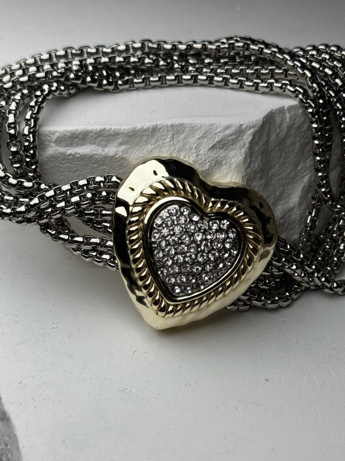 Shine Bright Mix Metal Bracelet 7"