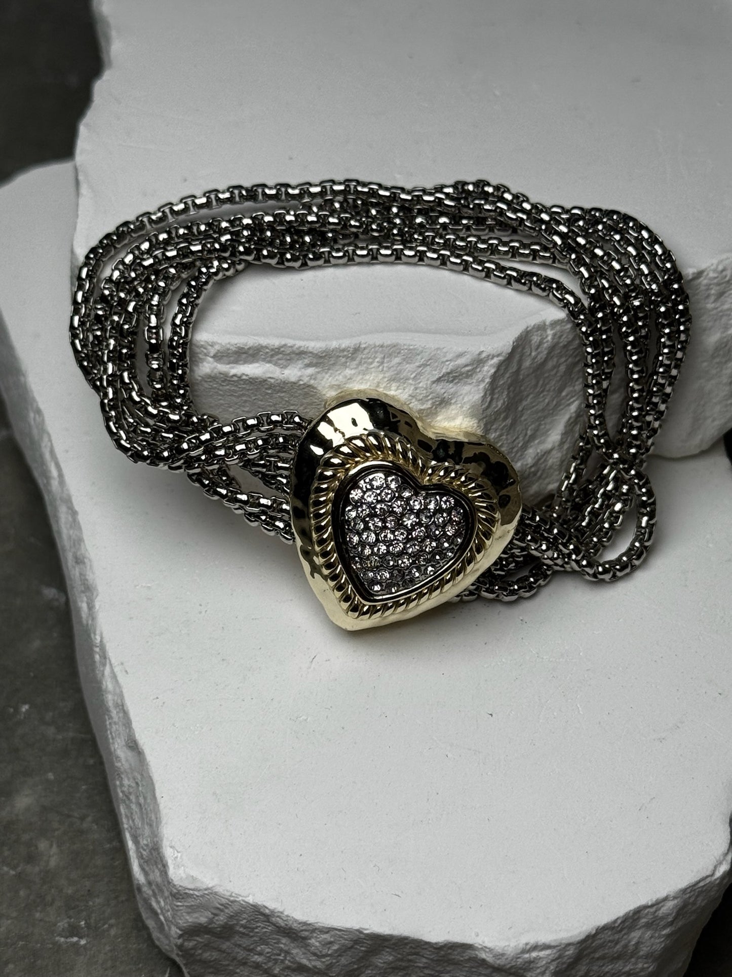 Shine Bright Mix Metal Bracelet 7"