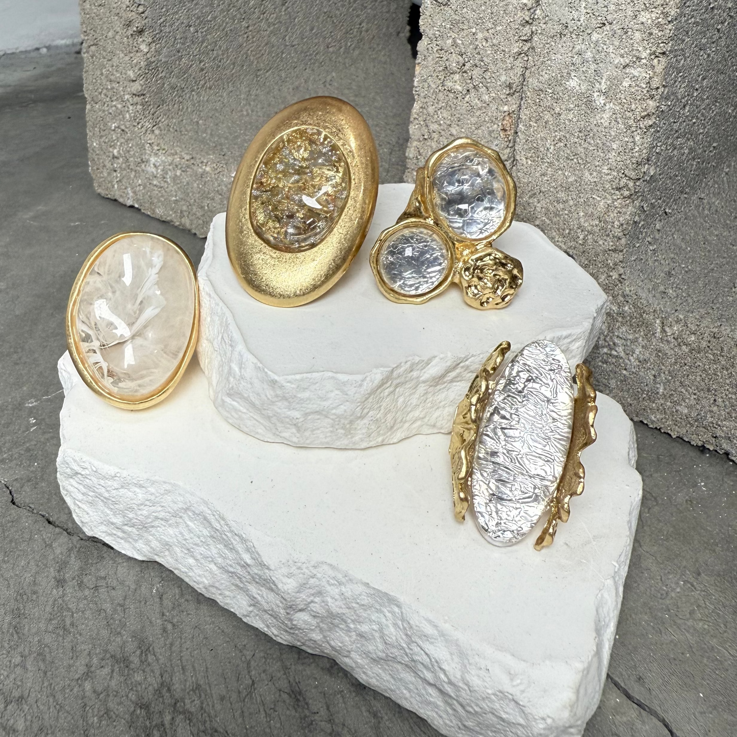 Queen Gem Ring Bundle