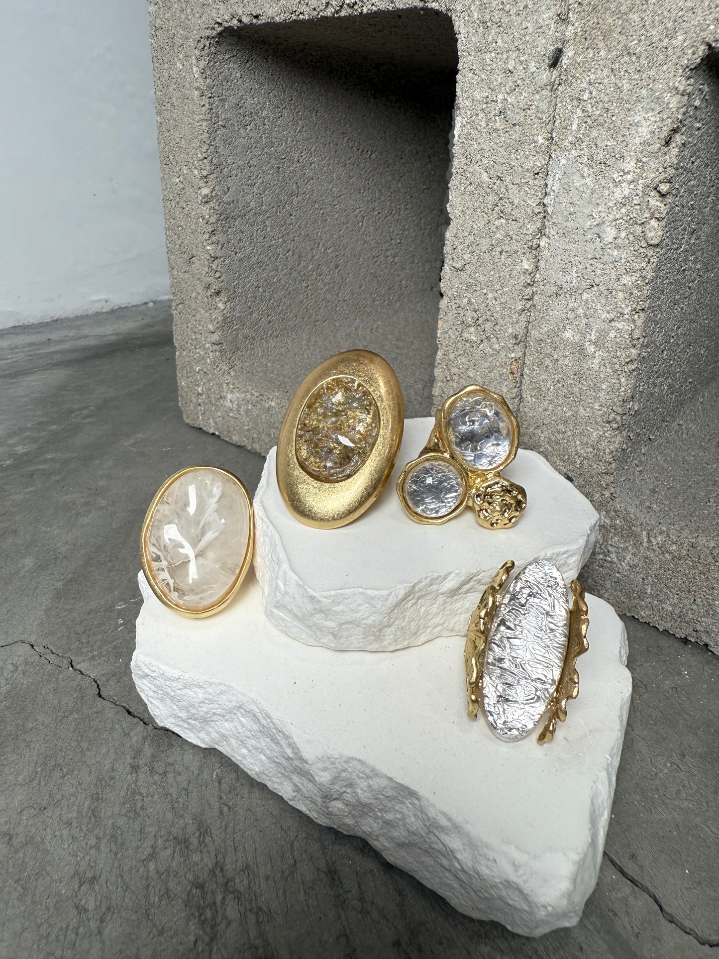 Queen Gem Ring Bundle