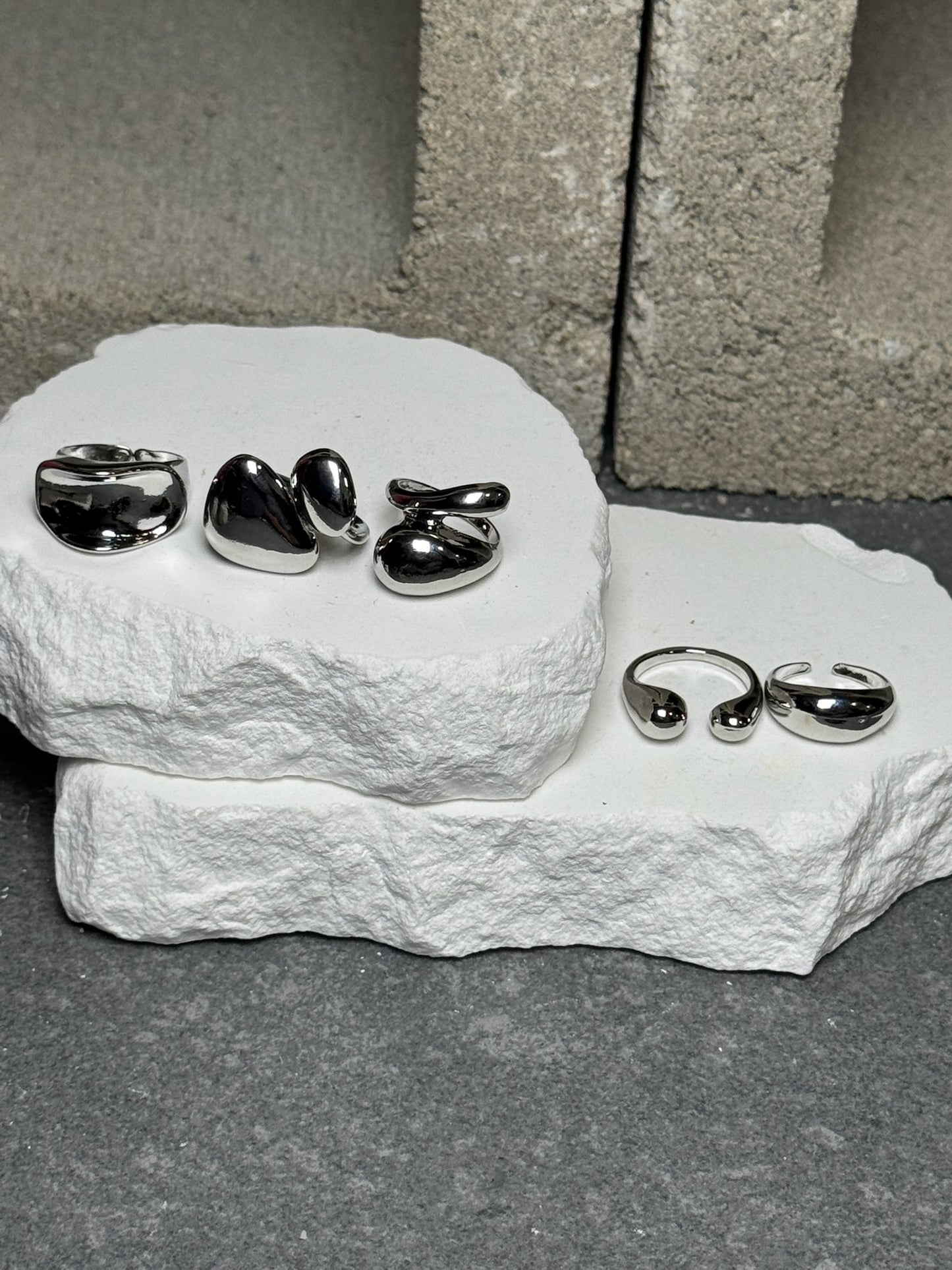 Melt Away 5 Pack Adjustable Ring Set Size 7
