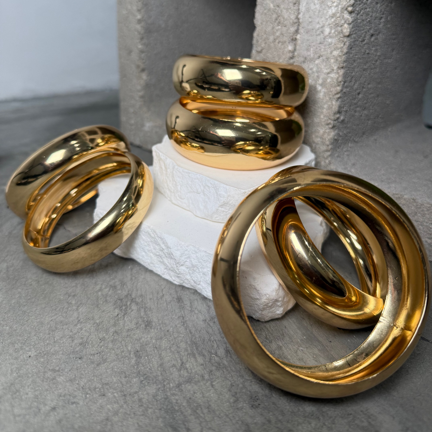 6 Stacks Bangle Set 8"