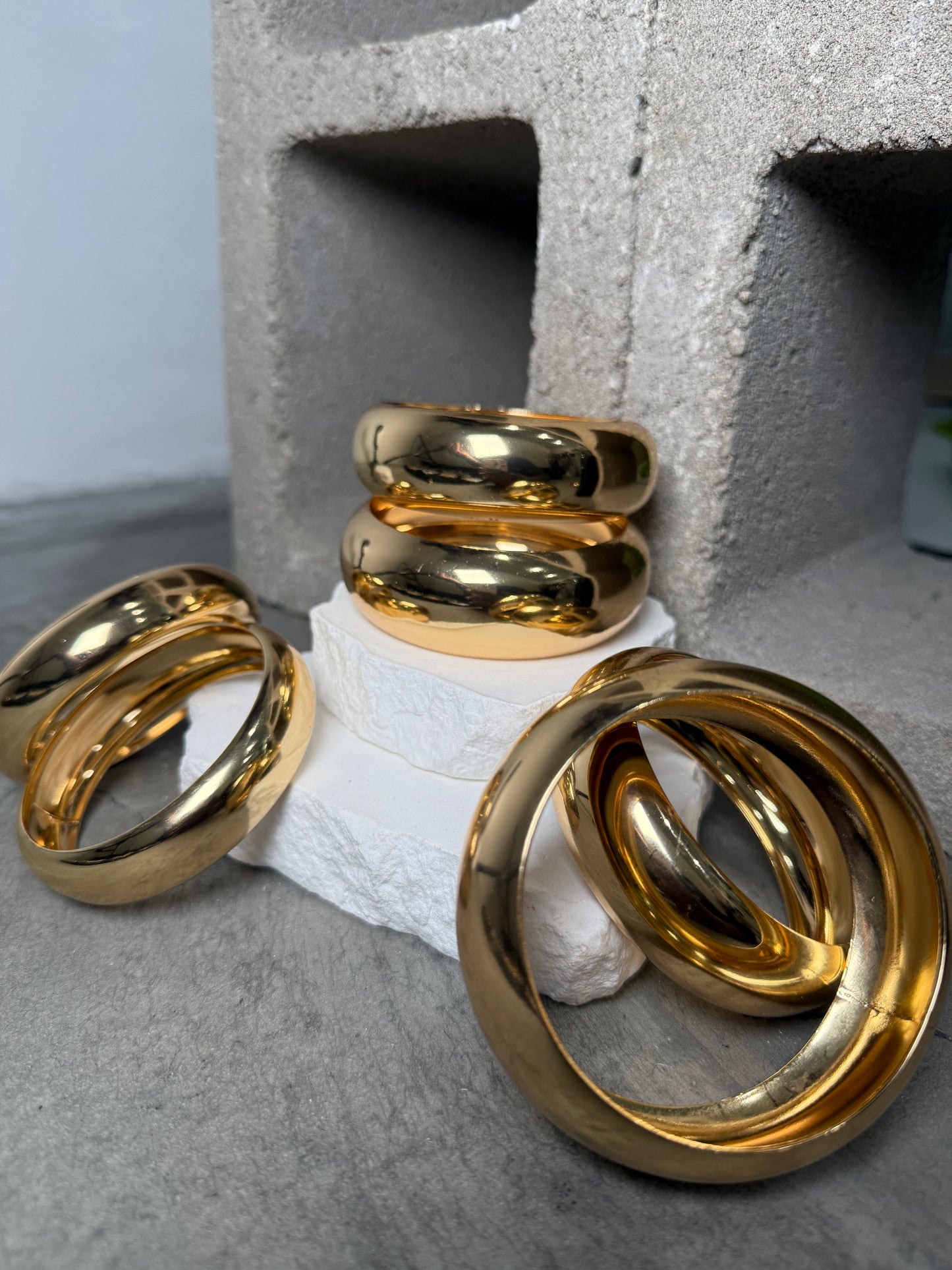 6 Stacks Bangle Set 8"