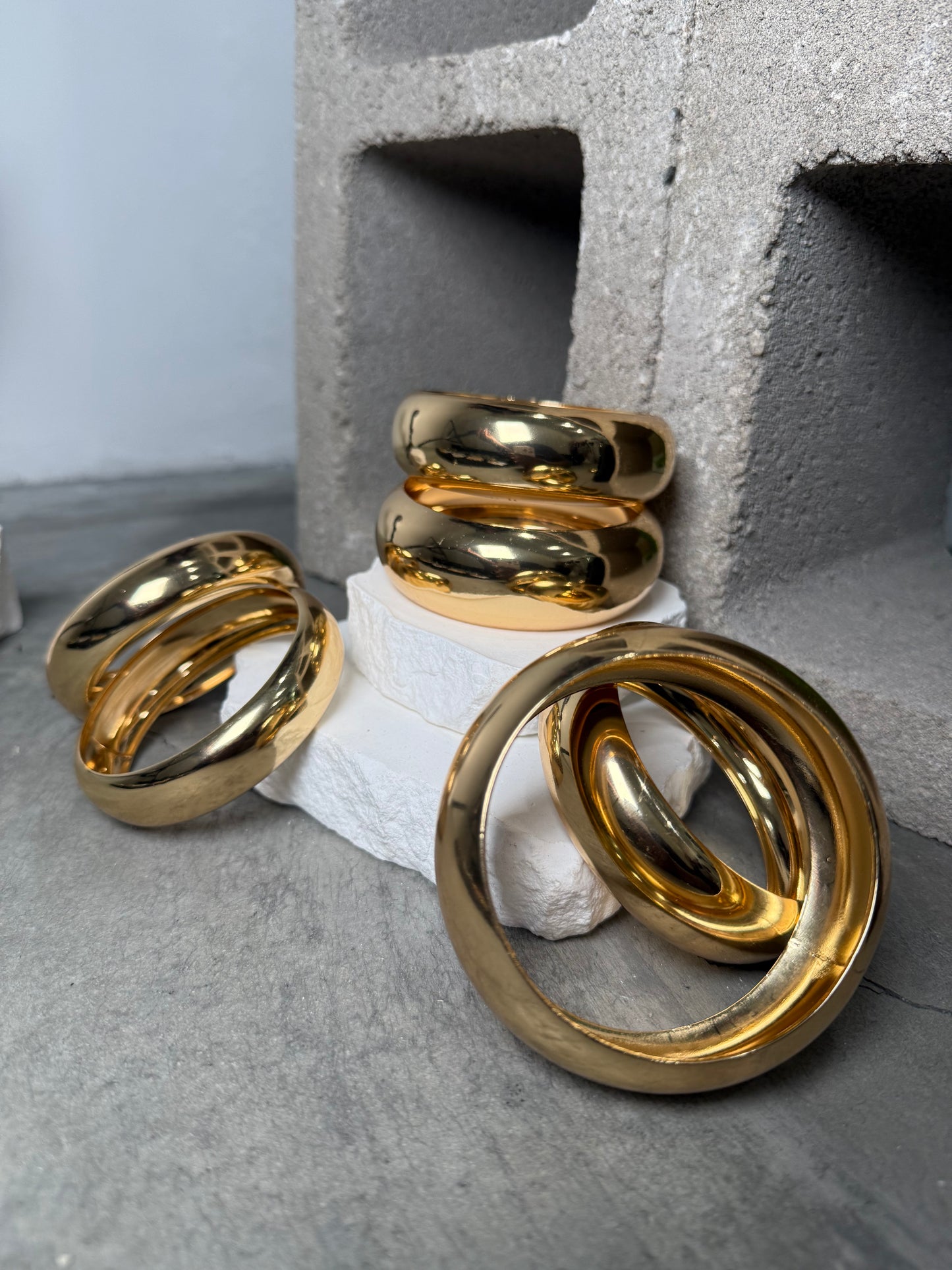 6 Stacks Bangle Set 8"