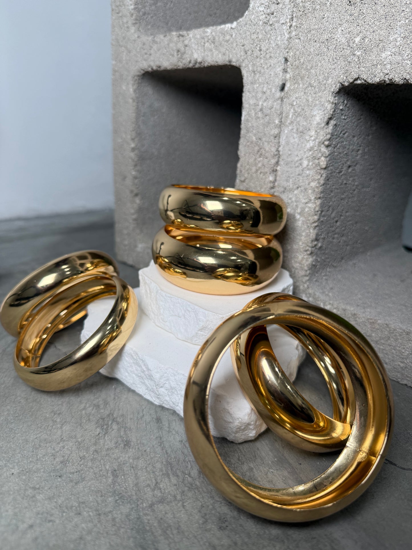 6 Stacks Bangle Set 8"