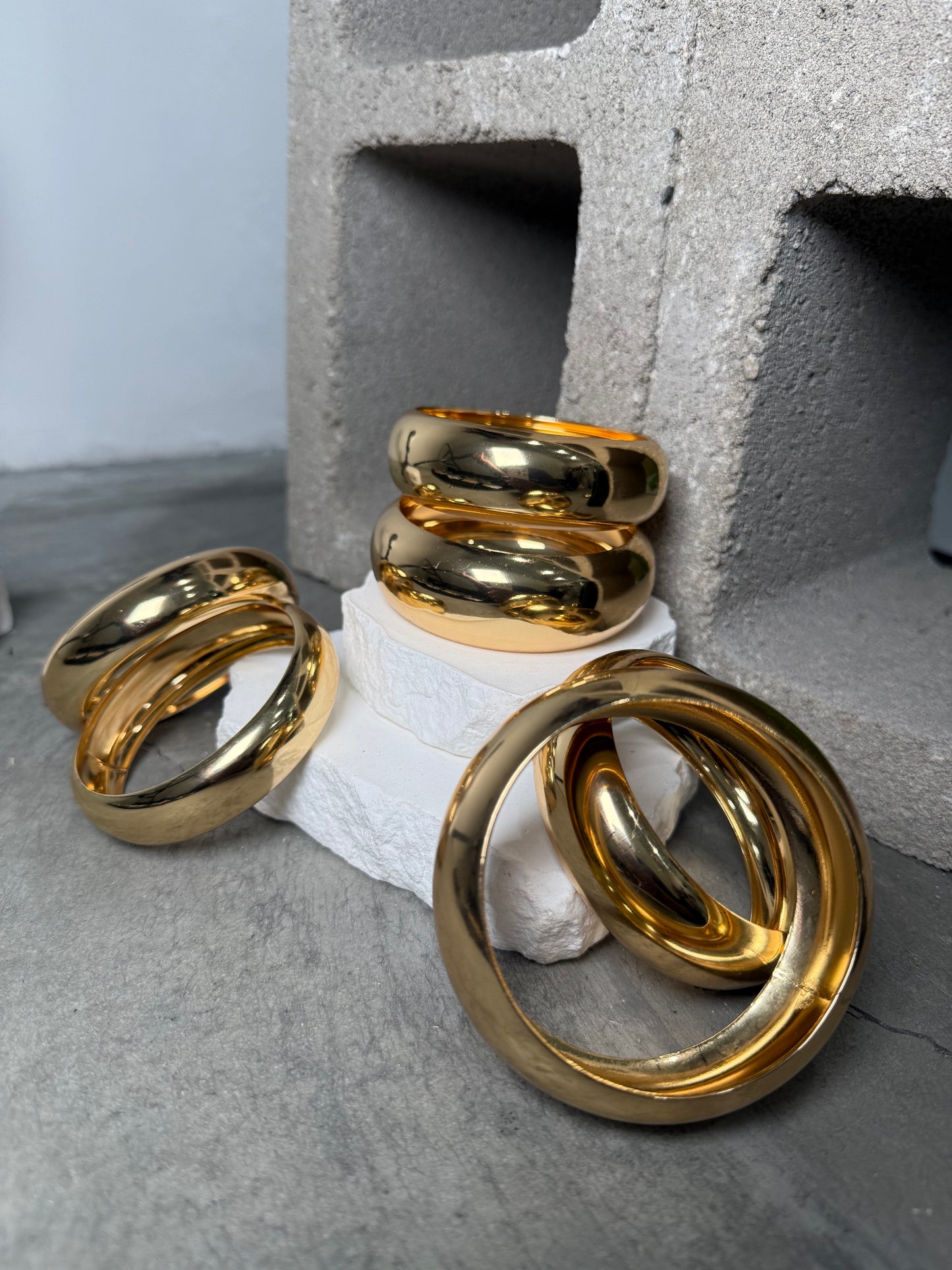 6 Stacks Bangle Set 8"