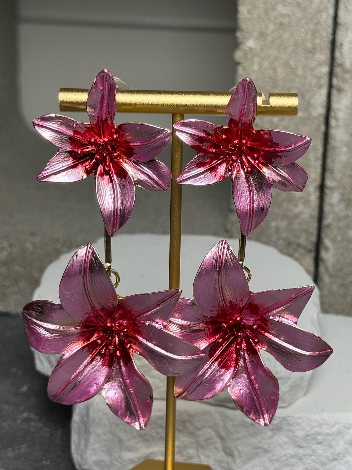 Love Language Flower Earrings