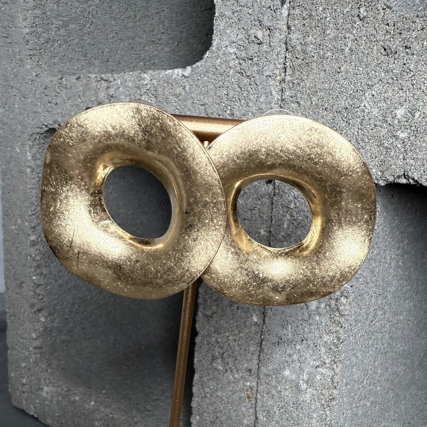 Sculpted Cutout Hoops