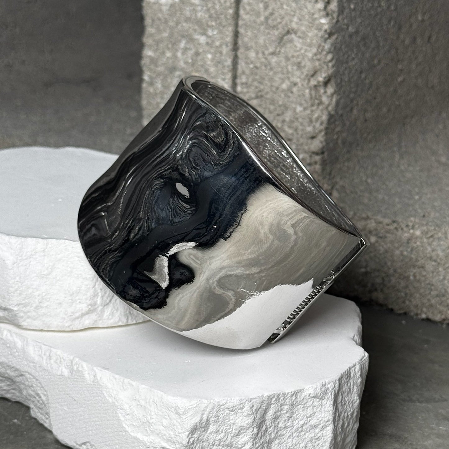 That Girl Gold Statement Cuff Bracelet 7.5"