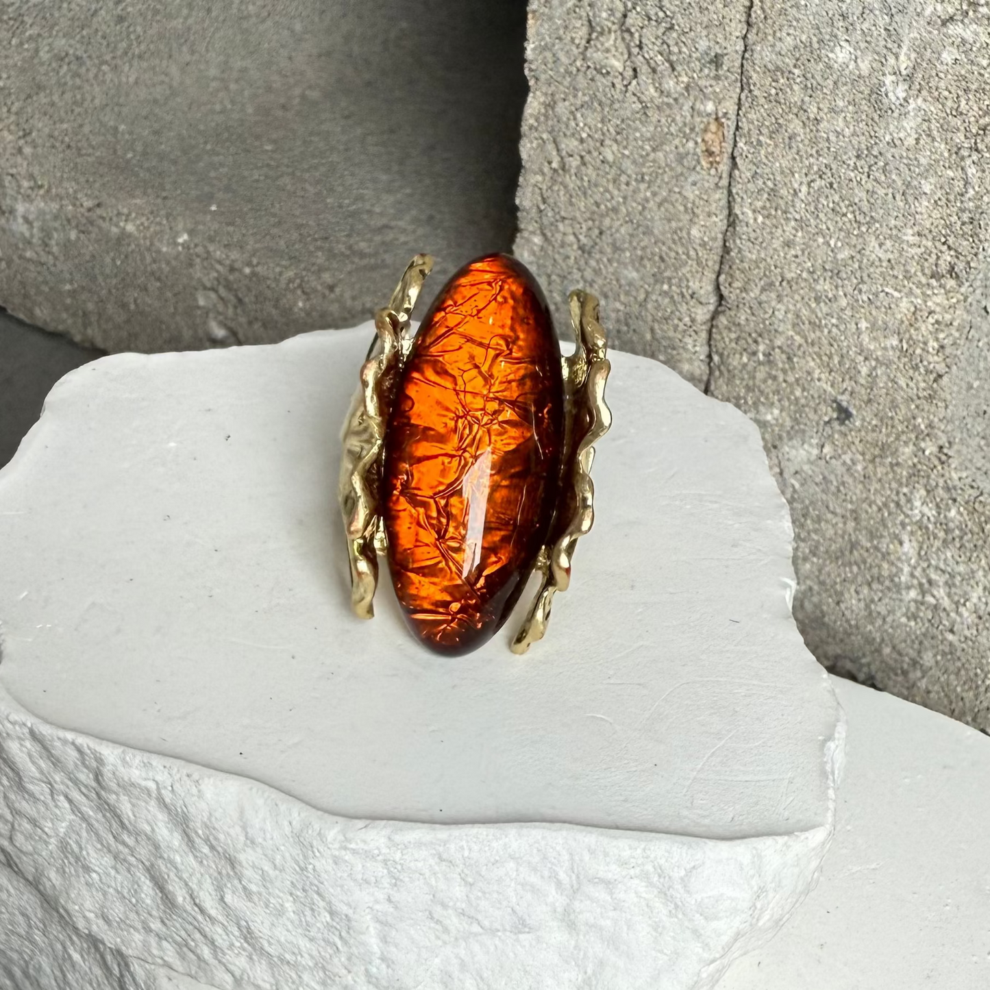 Midnight Metal Expandable Ring Up To 10"