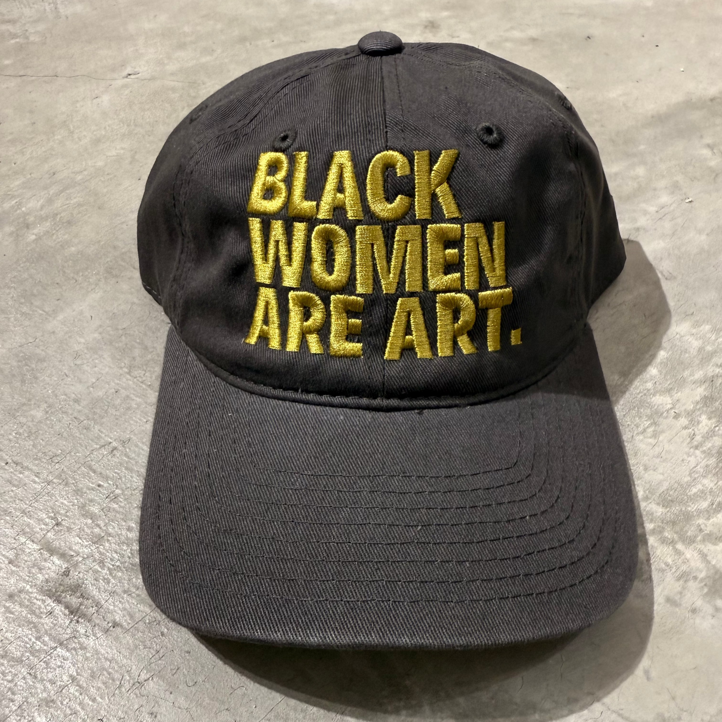 Ash Black Women Are Art Dad Hat
