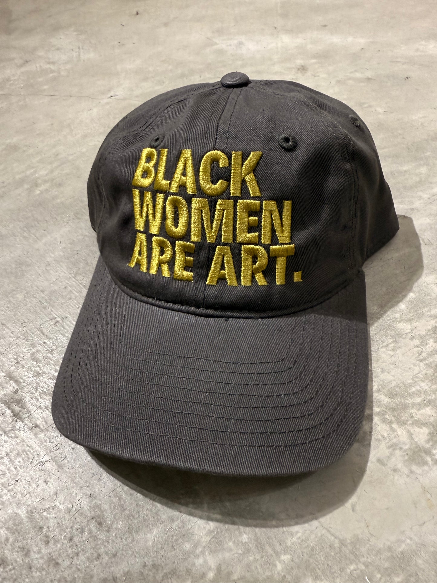 Ash Black Women Are Art Dad Hat