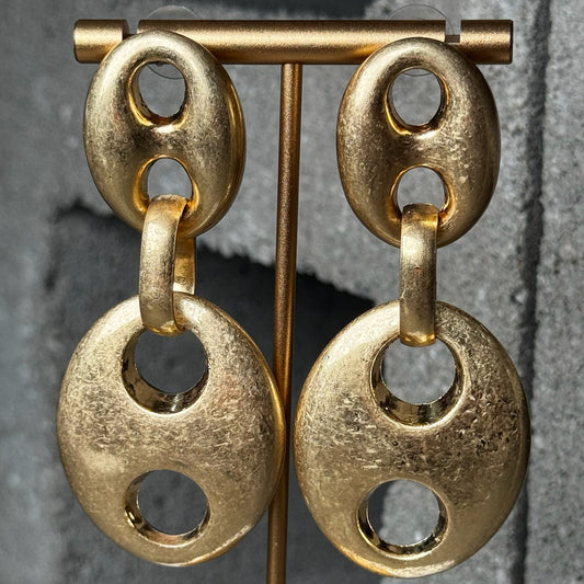 Bottle Cap 2 Layer Earrings