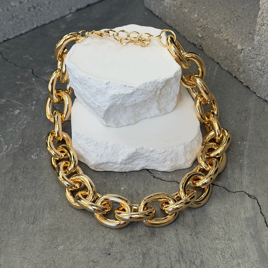 Luxe Chunky Link Necklace 16"