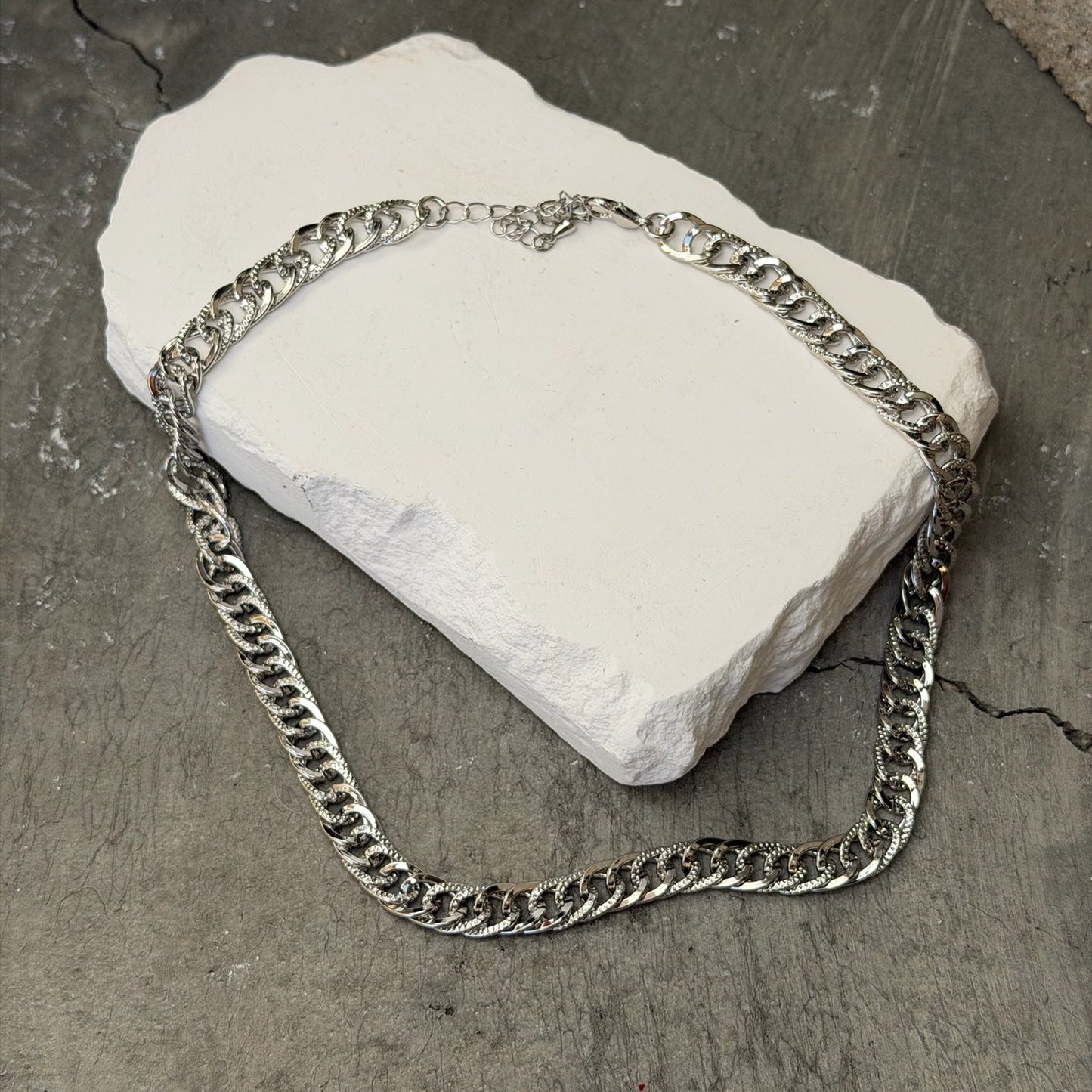 Quiet Flex Mini Link Necklace 14" w/ Extender