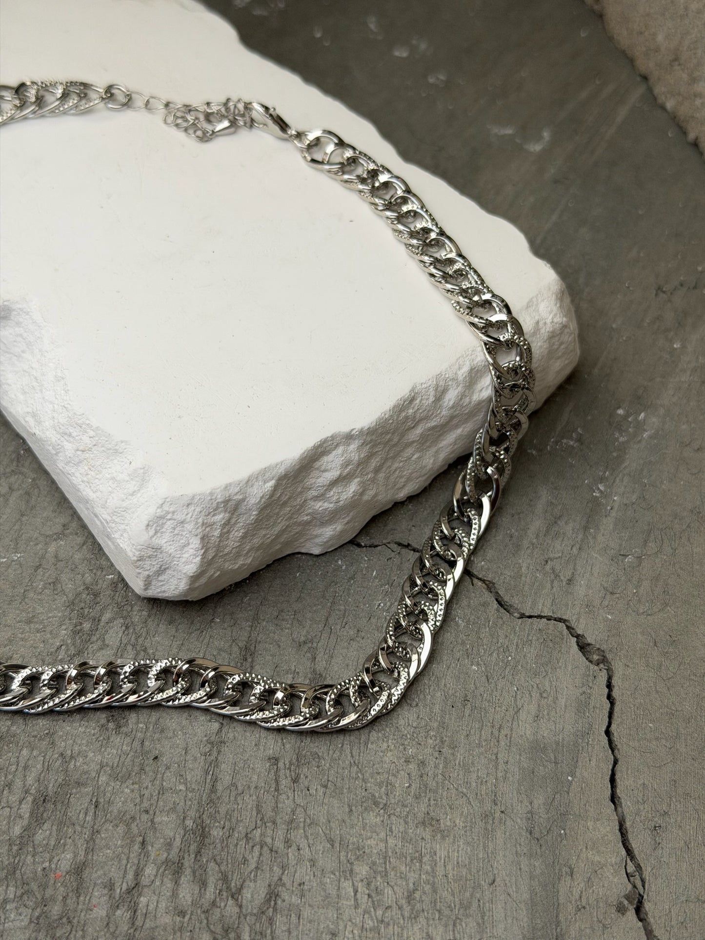 Quiet Flex Mini Link Necklace 14" w/ Extender