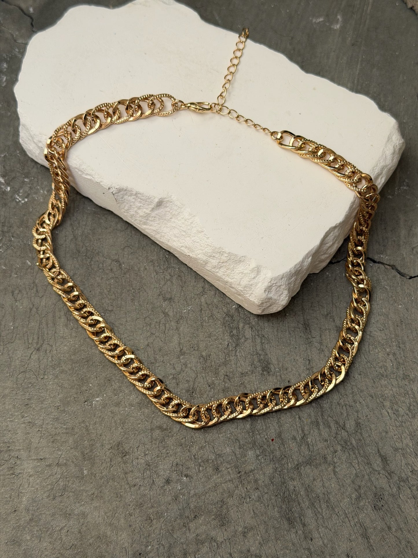 Quiet Flex Mini Link Necklace 14" w/ Extender