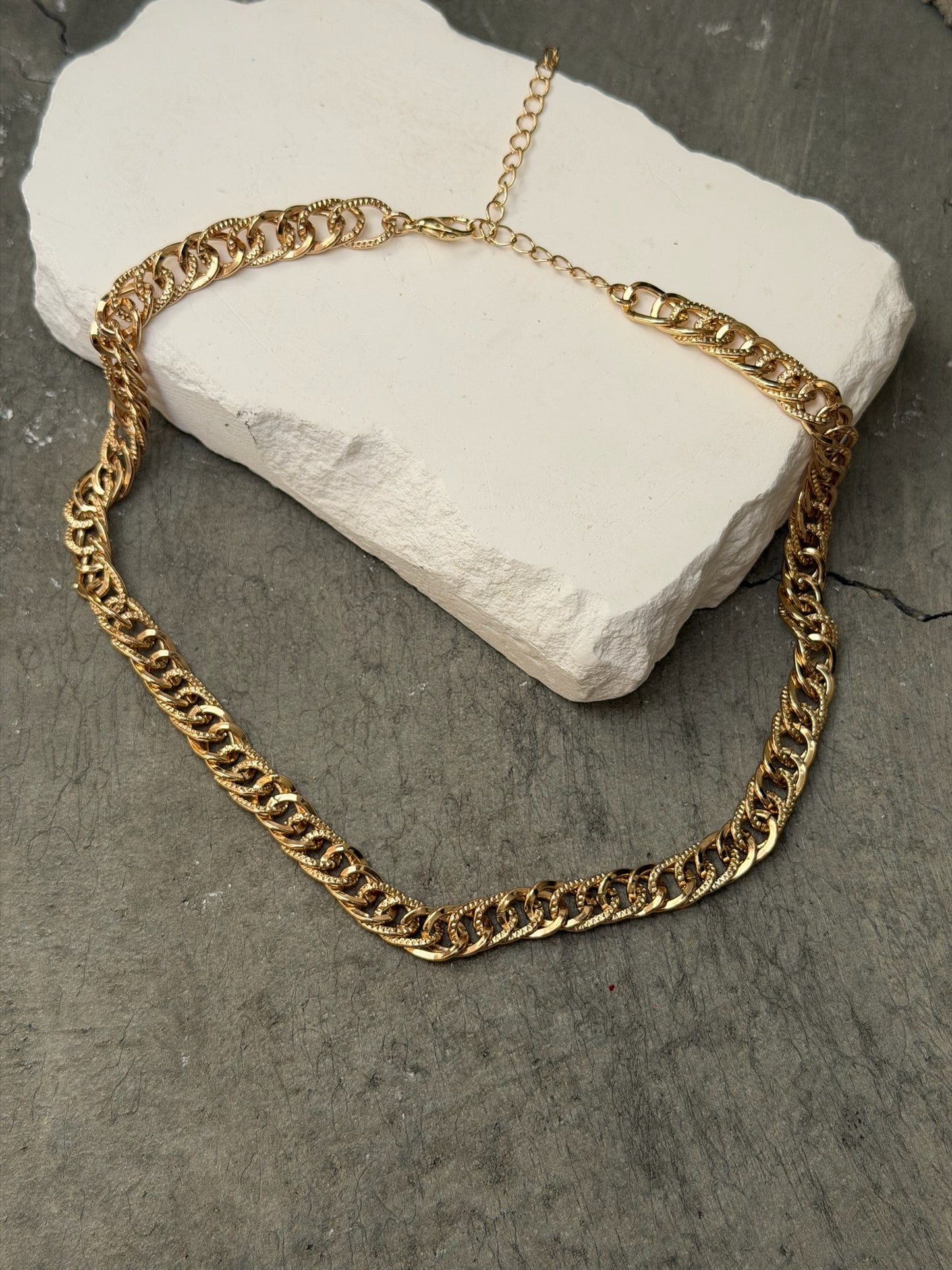 Quiet Flex Mini Link Necklace 14" w/ Extender